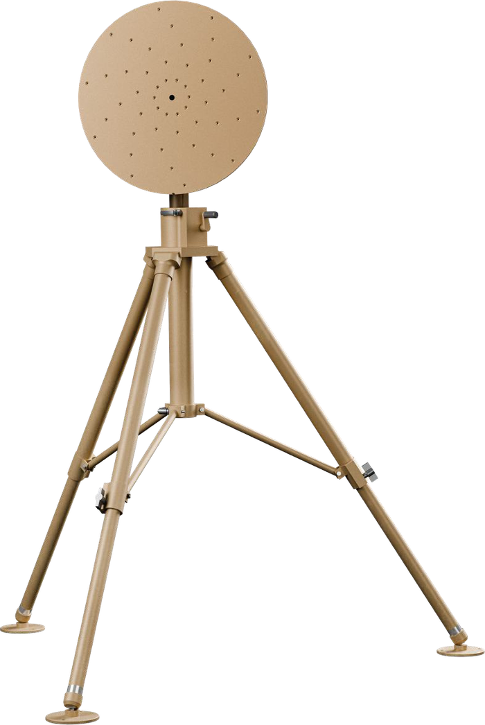 OJMA acoustic detection sensor on a tripod