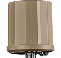 Cylindrical RF detection sensor in desert tan